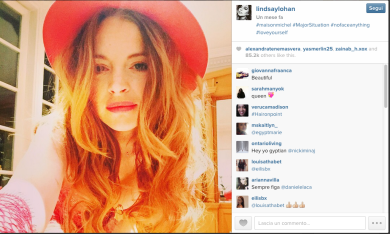 Lindsay Lohan, una gaffe da vero “Asino”