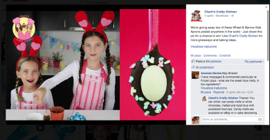 “CharlisCraftyKitchen”, il canale Youtube di Charli pasticciera a 8 anni