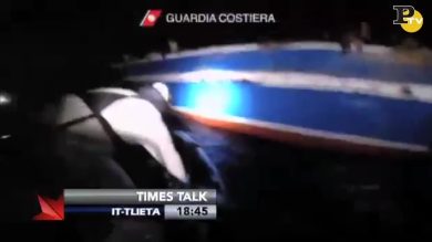 Naufragio peschereccio: i soccorsi nella notte