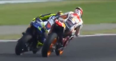 Gp Argentina: lo scontro tra Rossi e Marquez