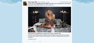 Conchita Van Der Wall: manager di giorno, dominatrix di notte