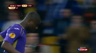 Europa League: Dinamo Kiev-Fiorentina 1-1 – le immagini
