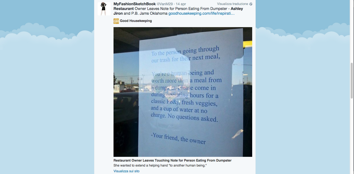 Dall’America il fast food che aiuta i poveri Dall’America il fast food che aiuta i poveri