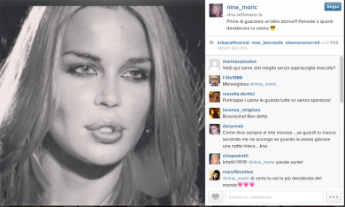 Nina Moric: “Nessun suicidio, solo un incidente domestico”