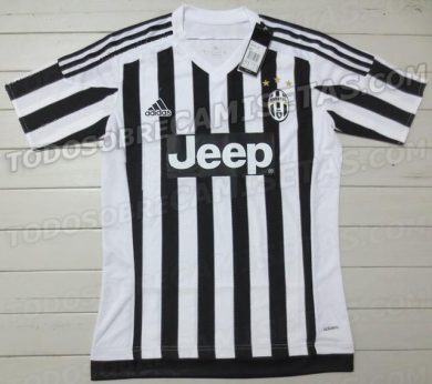 Svelata la maglia Juventus 2015-2016: tornano le stelle