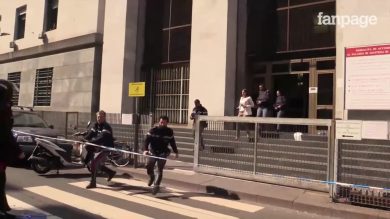 Sparatoria Palazzo di Giustizia di Milano: le prime immagini