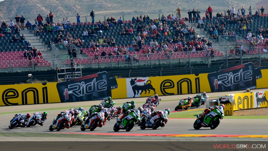 Superbike ad Aragon, prima tappa europea 2015 Superbike ad Aragon, prima tappa europea 2015