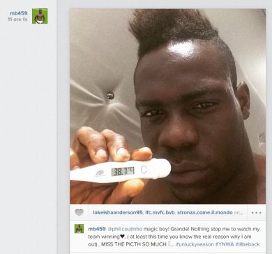 Balotelli, dalla vodka al termometro (ma il Liverpool vince senza di lui)