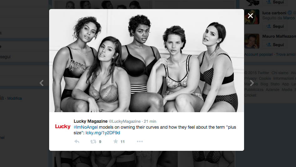 #ImNoAngel: modelle curvy contro il canone Victoria’s Secret #ImNoAngel: modelle curvy contro il canone Victoria’s Secret