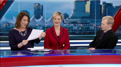 Conduttrice tv insultata perchè incinta