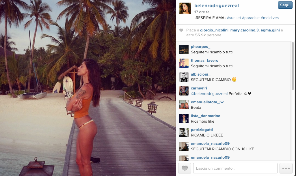 Belén Rodriguez e Stefano De Martino: e vissero felici e contenti