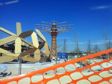 Expo, le foto dei cantieri a un mese dal via