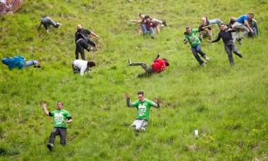 La corsa col formaggio di Gloucester