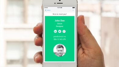 Clinck, l’app per dire addio al biglietto da visita (cartaceo)