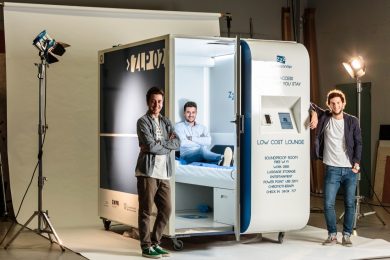 Con noi si dorme tranquilli. In aeroporto