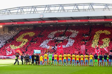 Steven Gerrard e l’addio al Liverpool: le foto più belle