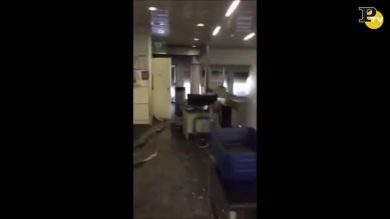 Incendio Fiumicino: il Terminal 3 dopo le fiamme