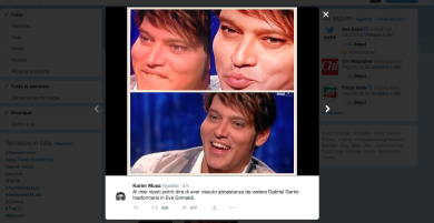 Gabriel Garko: “In tv il mio volto è stato deformato”