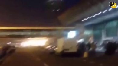 Incendio Fiumicino: le prime immagini