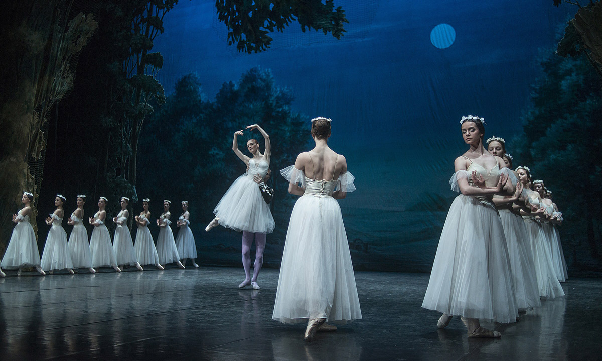 Prove di Giselle a Johannesburg, foto di scena Prove di Giselle a Johannesburg, foto di scena