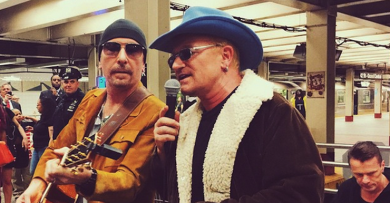 U2: live a sorpresa nella metro di New York