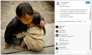 La foto dei “fratellini del Nepal” scattata in Vietnam nel 2007