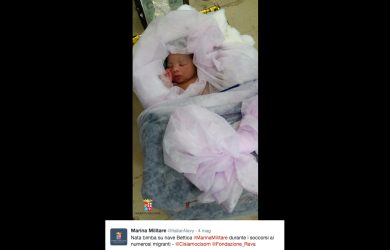 Arrivata a Salerno la nave militare su cui è nata Francesca Marina