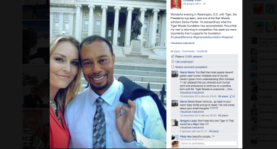 Lindsey Vonn e Tiger Woods si sono lasciati