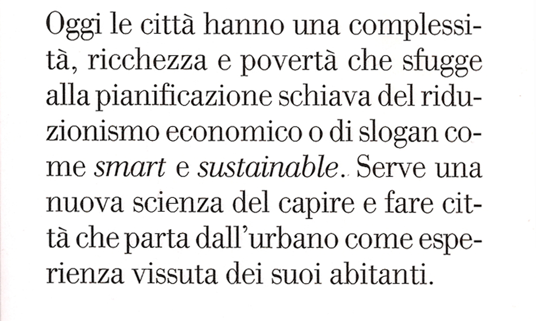 Expo illusioni: ‘Contro l’urbanistica’ di Franco La Cecla