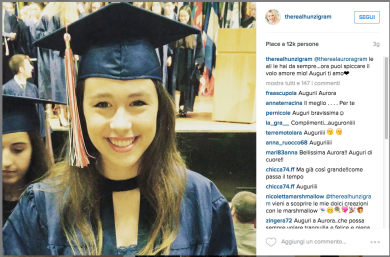 Aurora Ramazzotti, diploma social per la figlia di Eros e Michelle