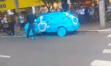 Parcheggio per handicappati, la vendetta