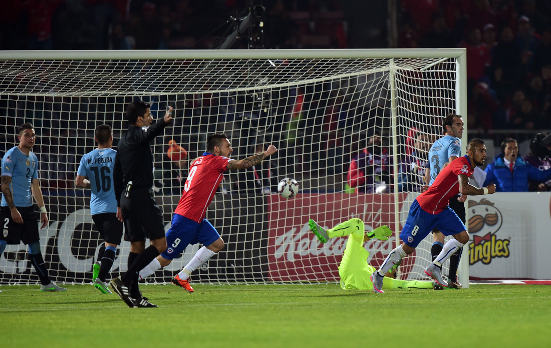 Copa America, i goal: Cile-Uruguay 1-0 Copa America, i goal: Cile-Uruguay 1-0