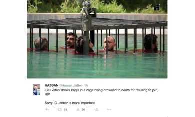 Isis, video choc: 5 uomini in gabbia annegati in una piscina