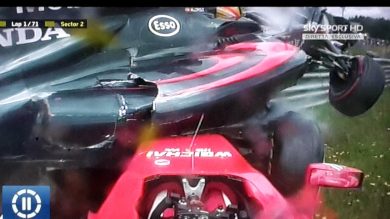 Gp Austria: pauroso incidente tra Raikkonen e Alonso