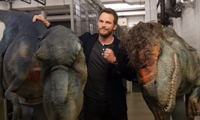 Dinosauri: lo scherzo a Chris Pratt