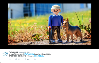 Addio a Horst Brandstätter, il papà dei Playmobil