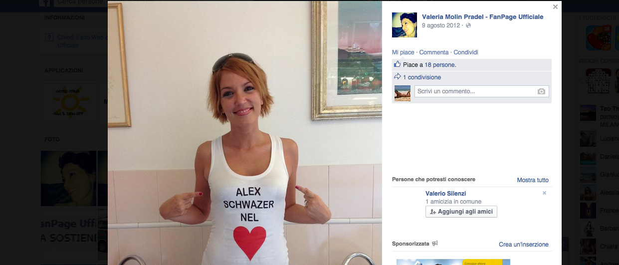 Alex Schwazer, la nuova fiamma è Valeria Molin Pradel