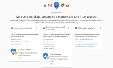 Google: ecco come gestire il proprio account