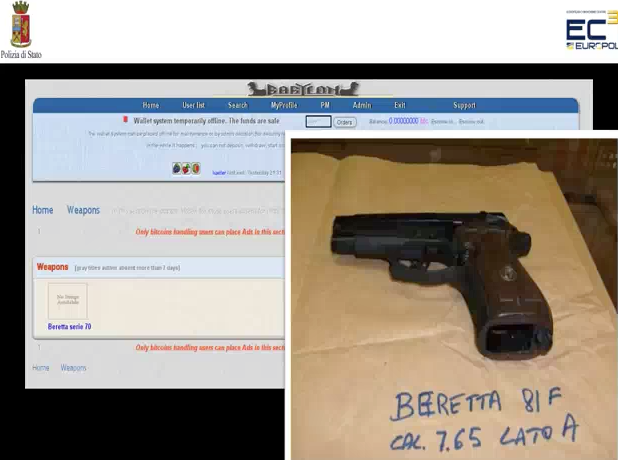 Pedopornografia, armi e droga: il primo sequestro di moneta virtuale Pedopornografia, armi e droga: il primo sequestro di moneta virtuale