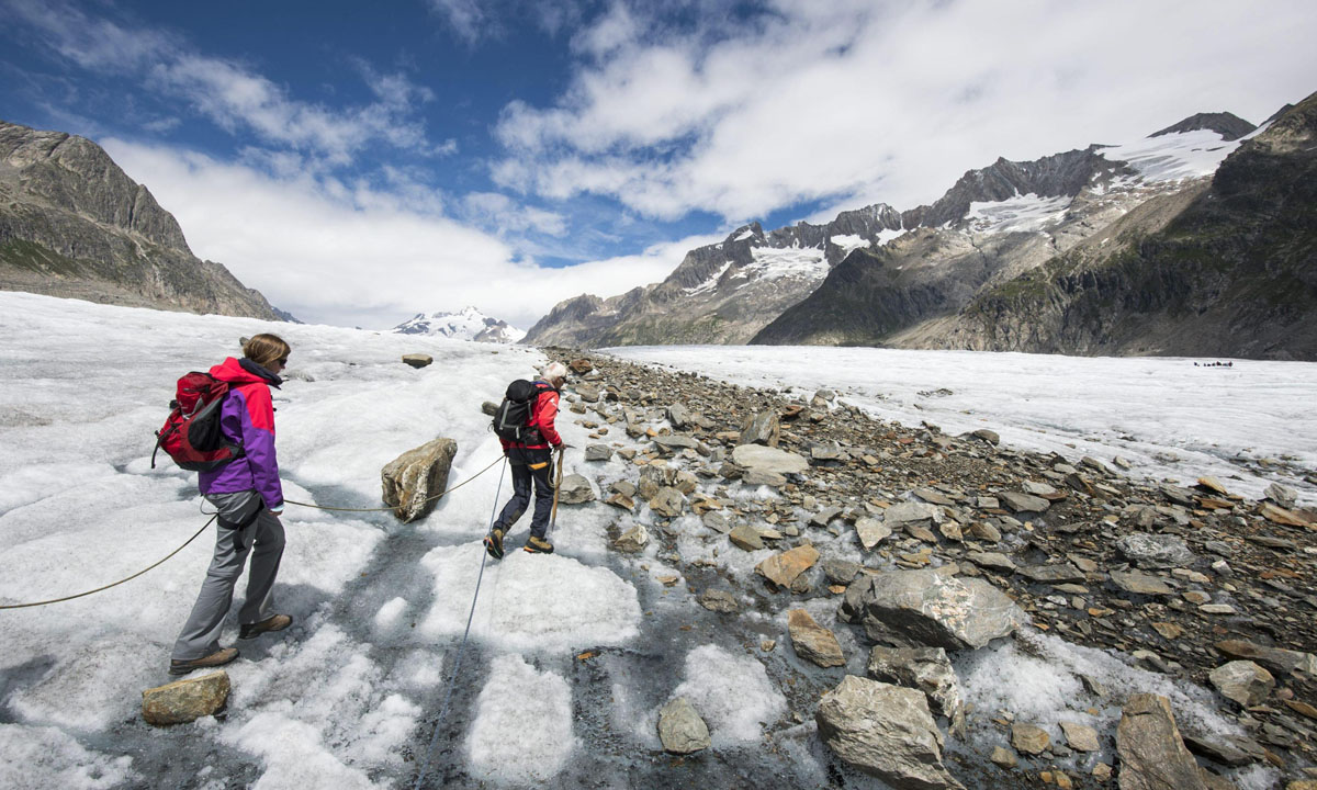 Svizzera, ascesa al ghiacciaio dell’Aletsch