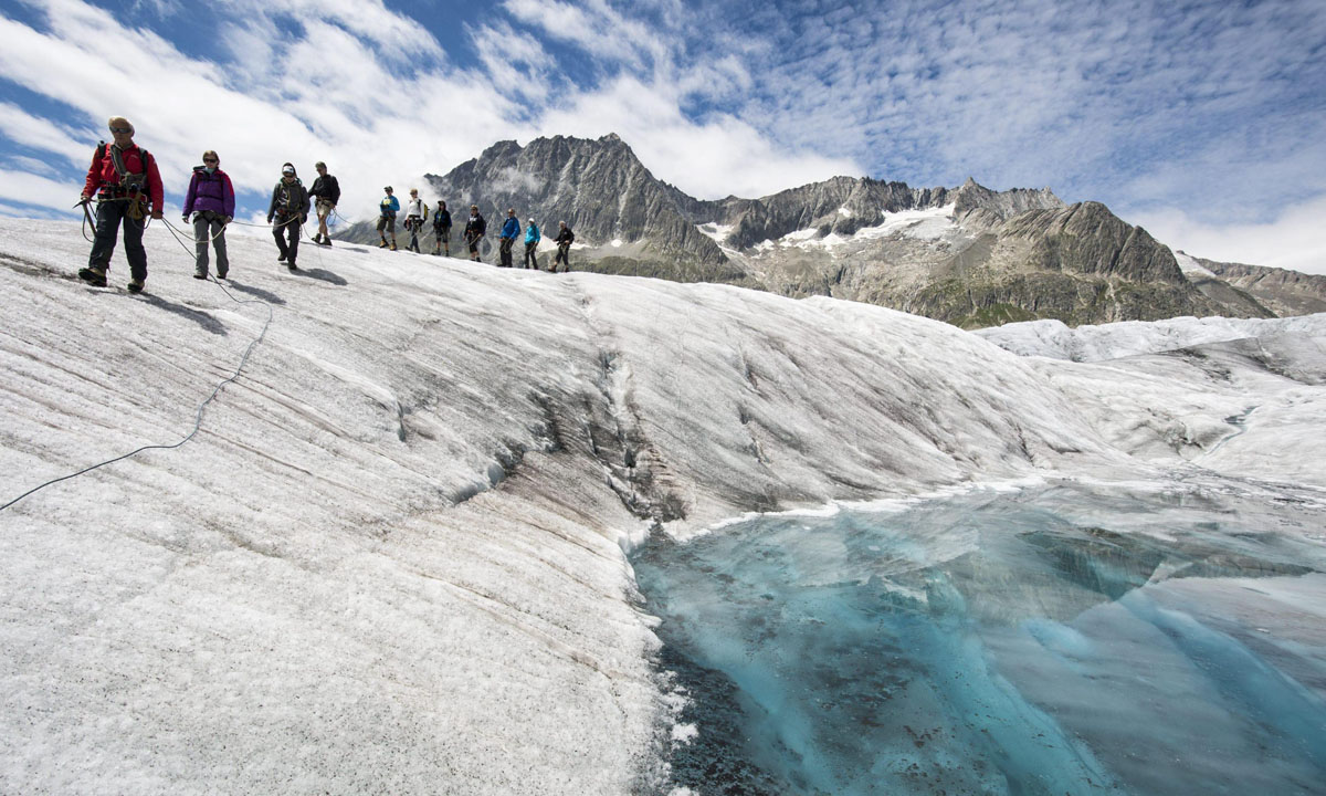 Svizzera, ascesa al ghiacciaio dell’Aletsch
