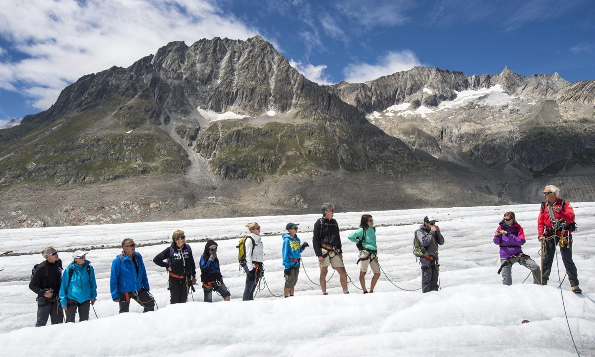Svizzera, ascesa al ghiacciaio dell’Aletsch
