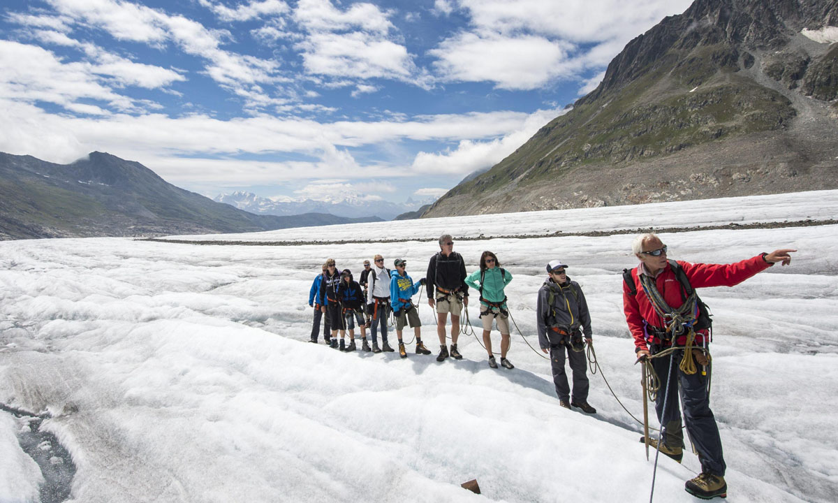 Svizzera, ascesa al ghiacciaio dell’Aletsch