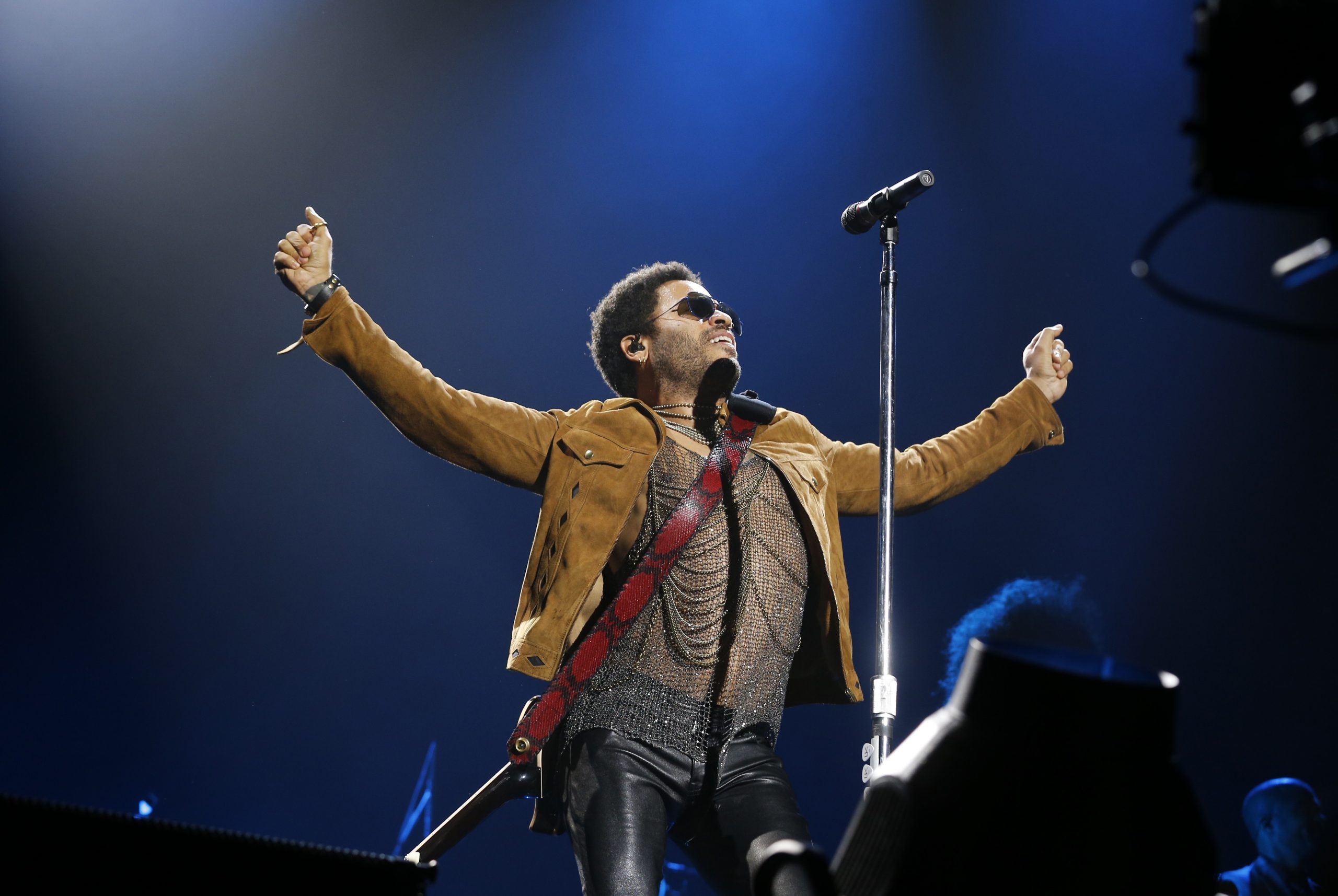 Lenny Kravitz conquista Lucca Lenny Kravitz conquista Lucca