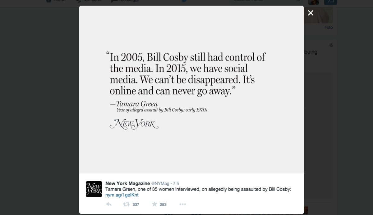 Galleria foto 'Sul New York Magazine la cover è per le 35 accusatrici di Bill Cosby' - foto 3