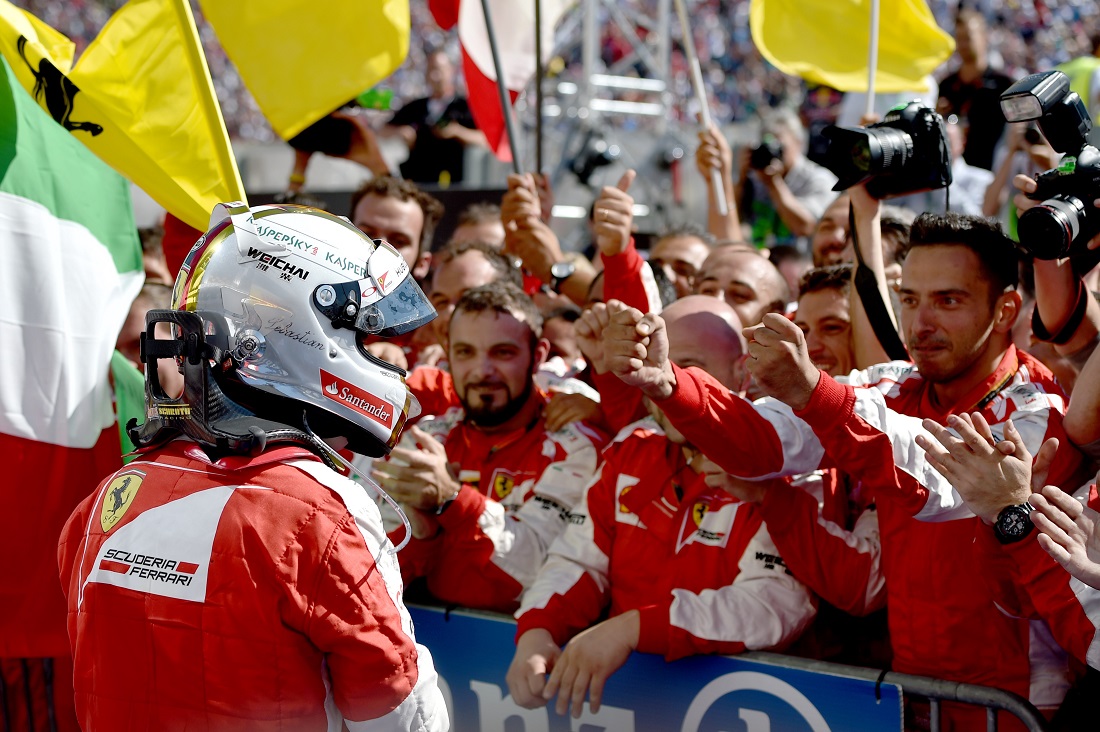 Gp Ungheria: meraviglia Ferrari con Vettel. Disastro Mercedes