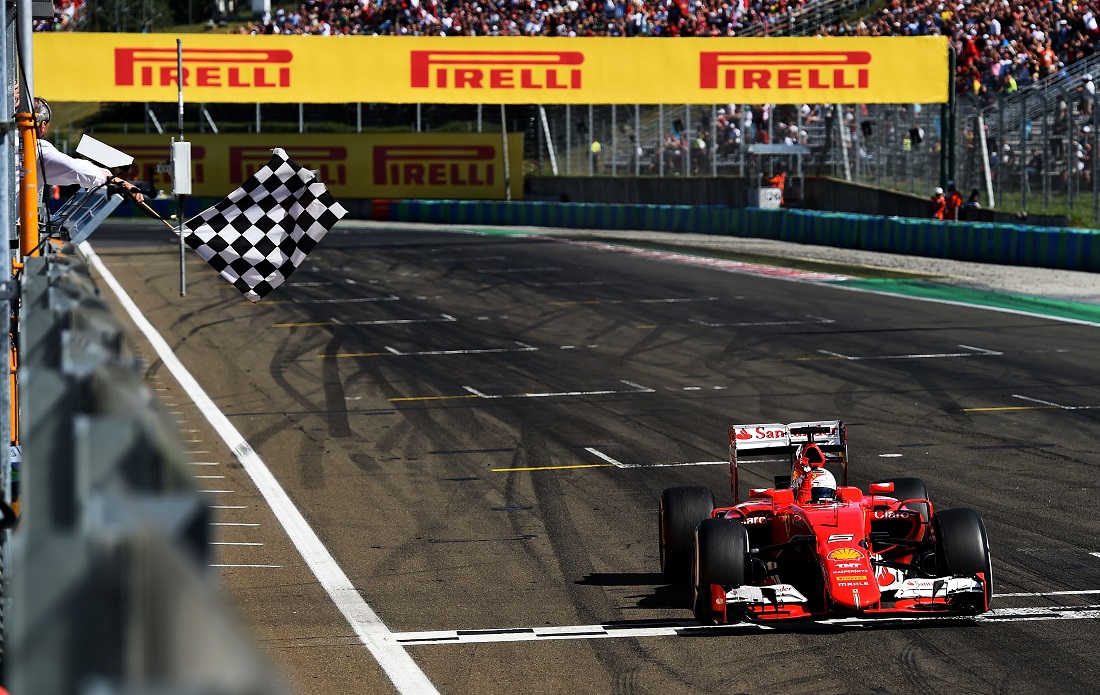 Gp Ungheria: meraviglia Ferrari con Vettel. Disastro Mercedes