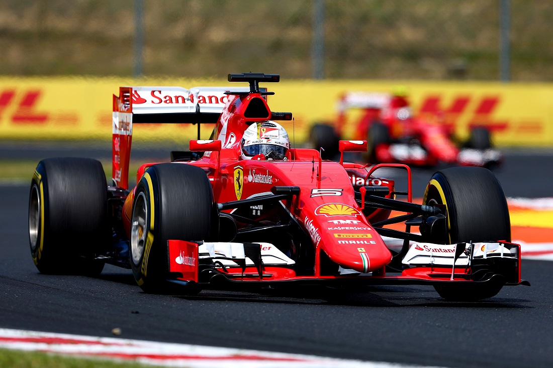 Gp Ungheria: meraviglia Ferrari con Vettel. Disastro Mercedes