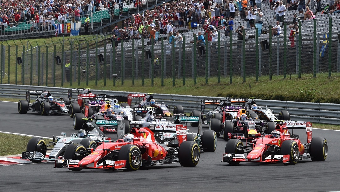 Gp Ungheria: meraviglia Ferrari con Vettel. Disastro Mercedes