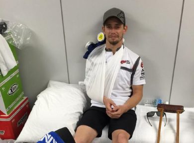 Brutta caduta per Stoner alla 8 Ore di Suzuka